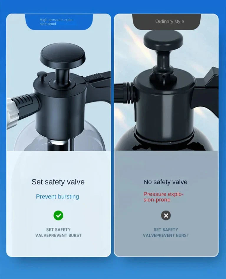 Bleo™ Multi-Surface 2L Foam Sprayer – Adjustable Nozzles & Wide Fan Spray