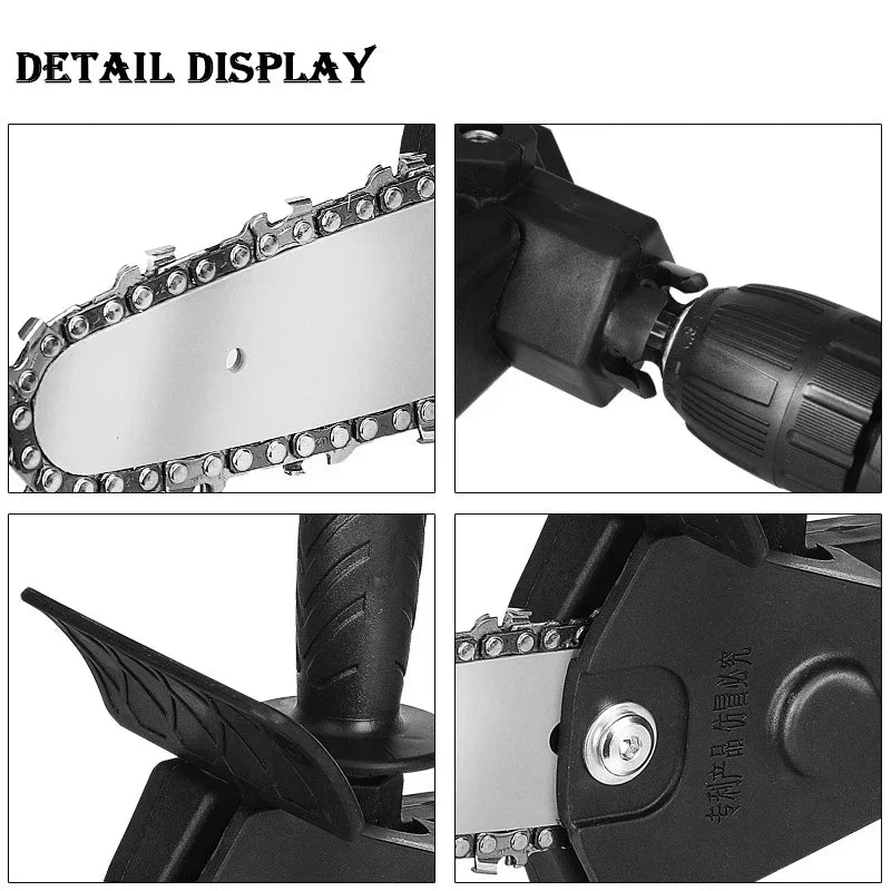 4/6-Inch Multifunction Household Mini Electric Drill To Electric Saw Converter Hand Construction Logging Garden Saw Converter