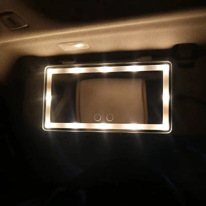 مرآة مكياج للسيارة LED